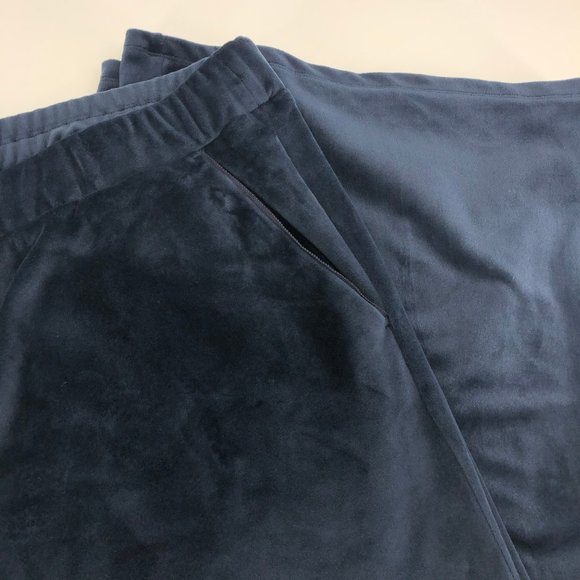 THE softest velour navy blue lounge pants XXL Loft - Picture 4 of 4